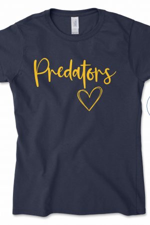 Predators Heart Spirit Wear Tshir